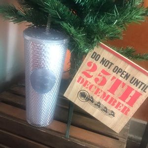 Starbucks silver studded tumbler